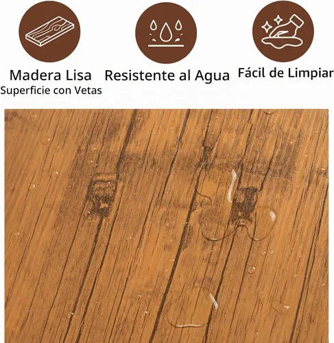 Vista 8 de Juego de mesa de comedor para 4, mesa de cocina de 5 piezas con sillas, juego de comedor industrial resistente que ahorra espacio para pub, cenas