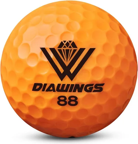 Vista 2 de Diawings Max Distance - Pelotas de golf para máxima distancia, anticorte, giro bajo, tiros rectos, media docena, 6 pelotas Blanco, rosa, naranja