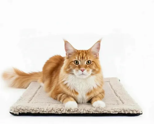 Vista 6 de AIO Almohadilla de cama autocalentable para gatos, almohadilla térmica avanzada extra cálida para mascotas de interior y exterior con funda