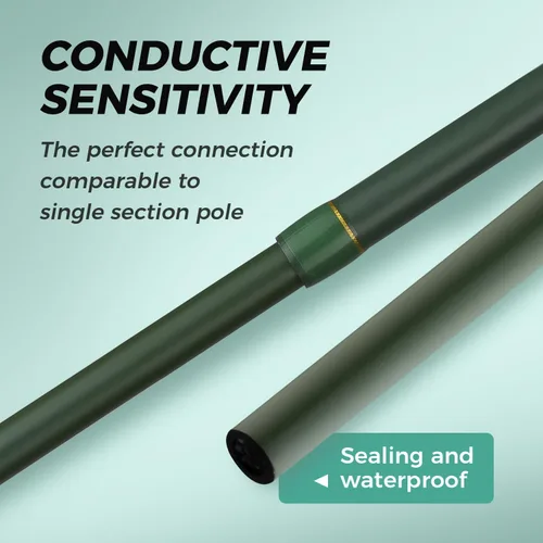 Vista 5 de Fibra de carbono Surf Rod Saltwater Surf Spinning caña de pescar con Seaguide Reel Seat