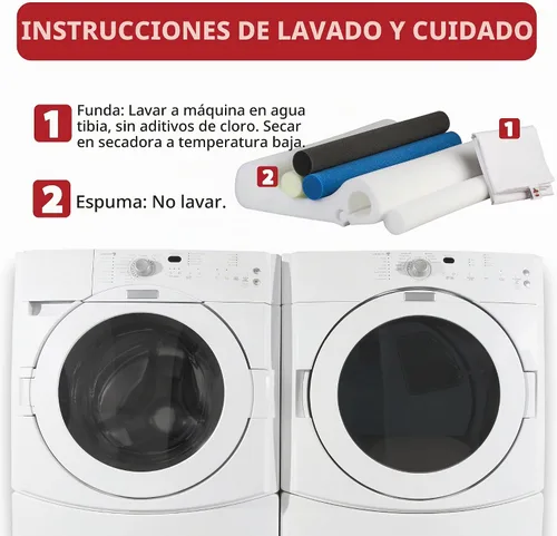 Vista 9 de Almohada cervical ajustable para aliviar el dolor de cuello, dormir de lado