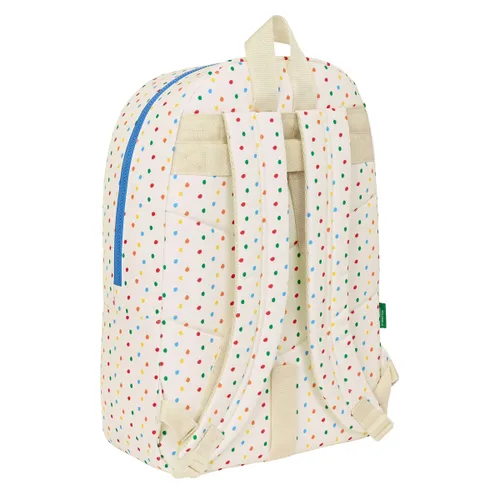 Vista 4 de Mochila Escolar Benetton Topitos (30 x 46 x 14 cm)