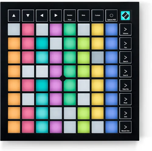 Vista 9 de Novation Launchpad Pro MK3, controlador MIDI de 64 cuadrículas y secuenciador para Ableton Live, Logic Pro y hardware, 64 almohadillas RGB