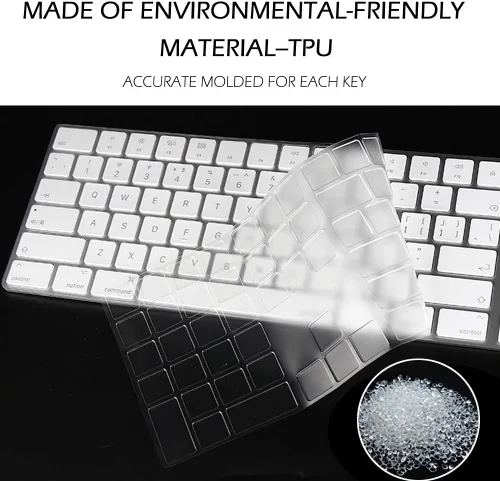 Vista 3 de ProElife Funda de teclado para Apple Magic Keyboard 2018-2017 con teclado numérico A1843 US Enter MQ052LL/A Teclado inalámbrico Bluetooth Ultra