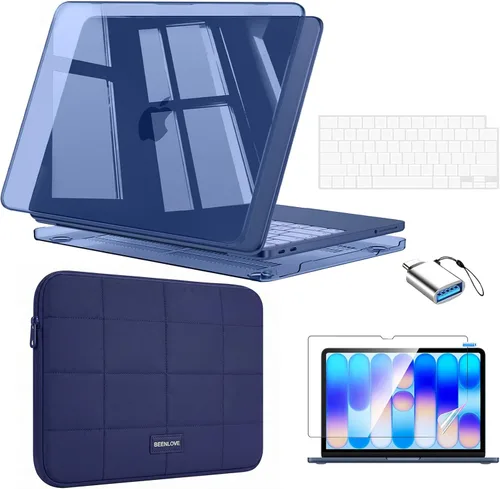 Vista 9 de EooCoo Funda para MacBook Neo de 13 pulgadas 2026 modelo A3404, cristal Cristal cítrico