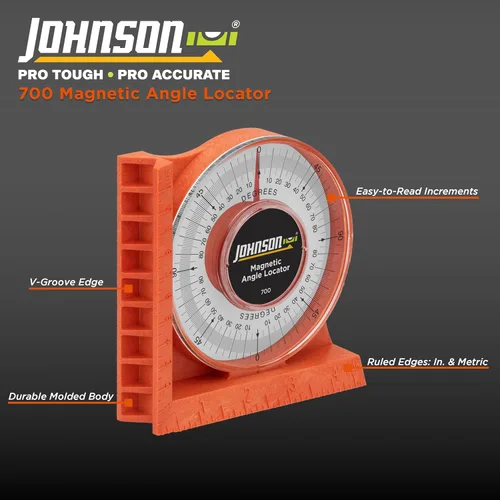 Vista 2 de Localizador de ángulo magnético 700 y herramienta de Johnson Level & Tool