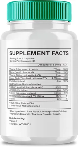 Vista 2 de Follixin Cápsulas de crecimiento del cabello, píldoras de suplemento de salud capilar Follixin, máxima fuerza, nutre el cabello Follixin, fortalece