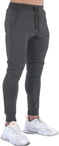 Vista 2 de Wangdo Pantalones deportivos ajustados para hombre, pantalones deportivos cónicos para entrenamiento, pantalones deportivos casuales para correr