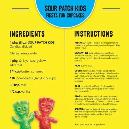 Vista 3 de Sour Patch Kids. Caramelos blandos y masticables, 2.250 kg