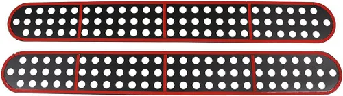 Vista 8 de Cubierta protectora de aleación para ventana lateral de techo, cubierta para ventanas de puerta trasera para Land Rover Defender 90 110 2004-2018