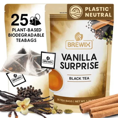 Vista 29 de BREWIX, Bedtime Blossom - Té suelto de hierbas (más de 50 tazas) sin cafeína y totalmente natural Mezcla relajante floral nocturna Rooibos