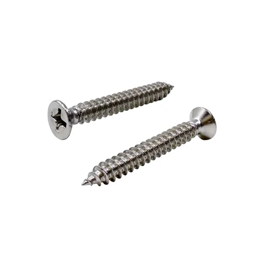Vista 17 de Tornillos de madera M4x10mm, tornillo Phillips de cabeza plana de acero inoxidable, tornillo autorroscante de cabeza avellanada Phillips