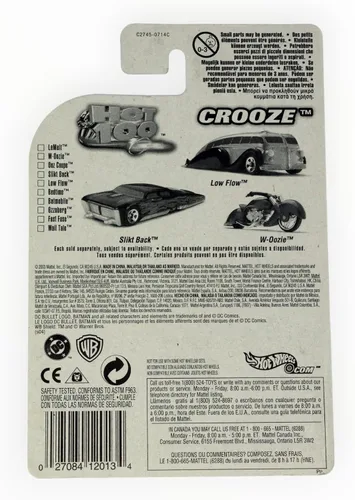 Vista 2 de Hot Wheels 2004 Primeras ediciones Batman Crooze Batmobile #069