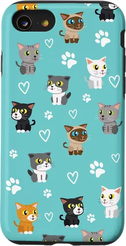 Vista 18 de Funda para iPhone 16 Cat Meow Kitten Kawaii Design Cat Mom