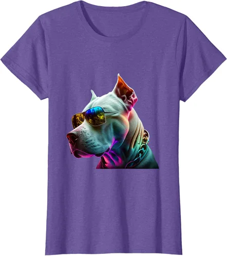 Vista 25 de Dogo Argentino Dogs Dogo Argentinos Camiseta, Negro
