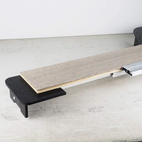 Vista 4 de Recientemente Lanzado Norske Tools NMAP006 Cortador de Pisos Laminados y Revestimientos de 13 Pulgadas con Abrazadera y Mesa de Extensión Deslizante