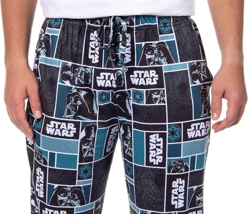 Vista 3 de Star Wars - Pantalones de pijama para hombre, diseño de Darth Vader