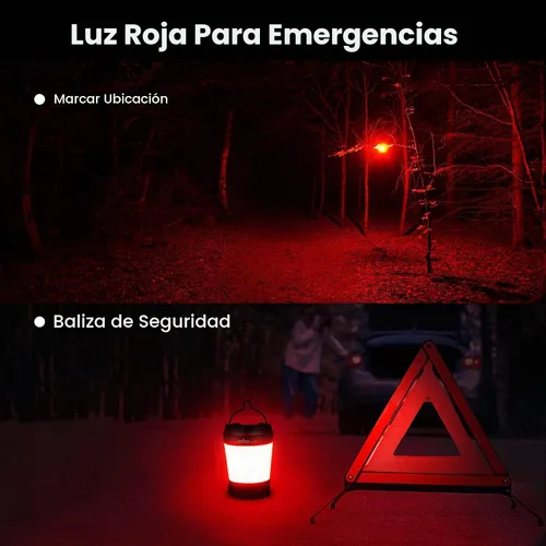 Vista 8 de Sofirn LT1S - Linterna LED para campamento, linterna recargable con luz