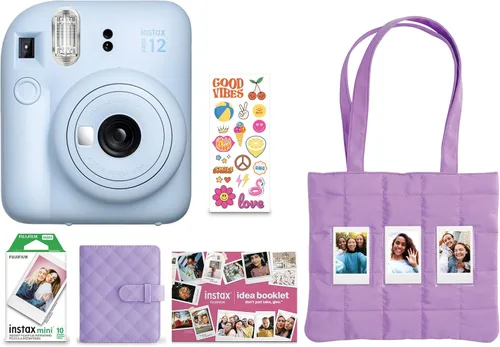 Vista 4 de Fujifilm INSTAX MINI 12 Blue Bundle 2025