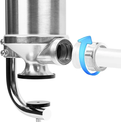 Vista 6 de Máquina de relleno vertical de acero inoxidable de 5 libras con 4 embudos de relleno