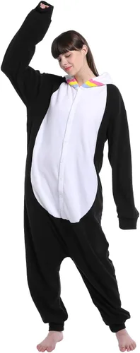Vista 6 de Pijama de una pieza de panda para adultos, disfraz de Halloween, disfraz de Navidad, ropa de descanso