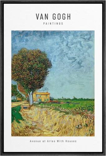 Vista 63 de SIGNWIN Lienzo enmarcado para pared, diseño de Vincent Van Gogh, un par de amantes, naturaleza, ilustraciones de área silvestre, bellas artes