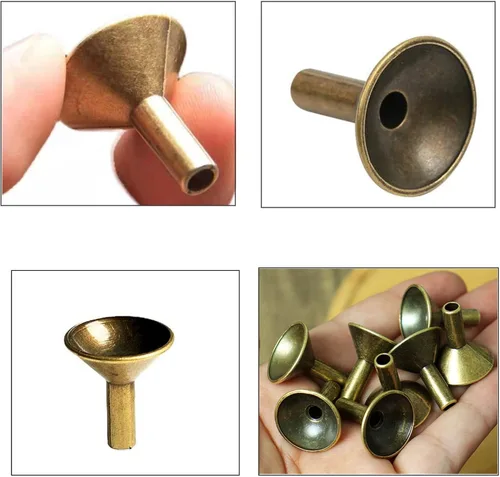Vista 2 de Paquete de 6 soportes de incienso de reflujo para incienso, protector de base de contenedor de cenizas para quemadores de cono de cascada, soportes