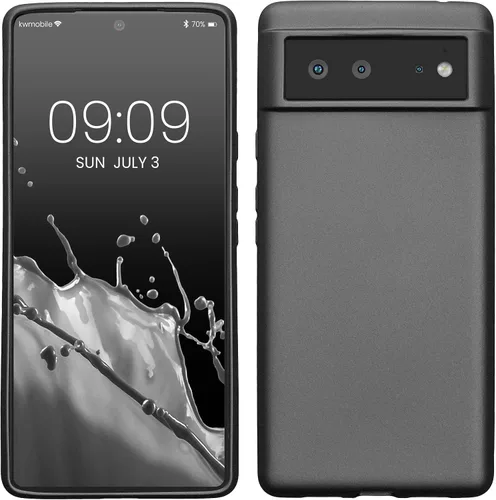 Vista 27 de kwmobile Funda compatible con Google Pixel 6 - Funda protectora de silicona TPU suave y delgada - Piedra antigua