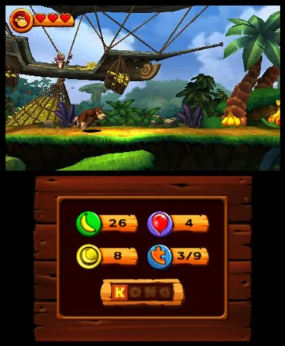 Vista 3 de Nintendo Selects Donkey Kong Country Returns 3D