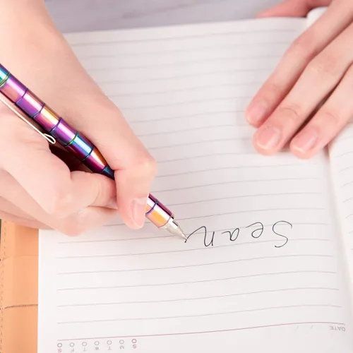 Vista 6 de HKDGYHON Bolígrafo de juguete, bolígrafo de metal magnético de descompresión, bolígrafo magnético de escritura multifunción, regalo para niños
