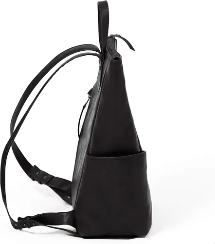 Vista 3 de Freshly Picked Mini mochila minimalista para pañales, Negro -, Antiguo