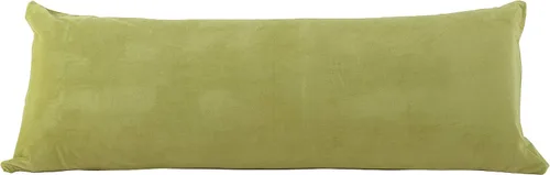 Vista 21 de EVOLIVE Micromink Suave, Piel Sintética, Funda de Almohada Corporal de Gamuza Sintética 21"x54" de Repuesto con Cierre de Cremallera