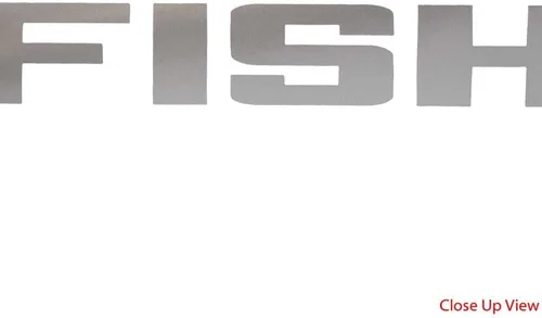 Vista 3 de Lowe Boat Decal 2354063 18 Fish and Ski 20 1/2 Inch Metallic Silver