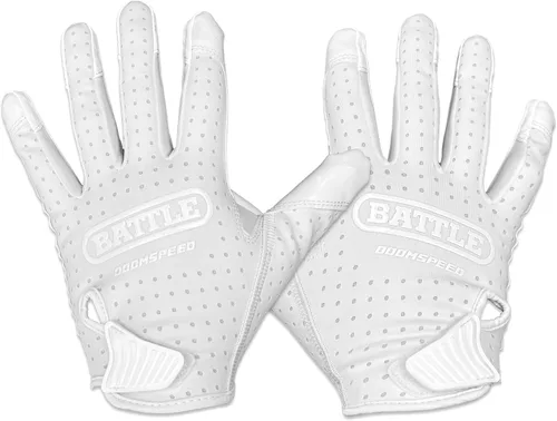 Vista 25 de Battle Guantes deportivos con receptor de velocidad Doom Blanco