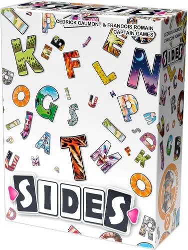 Vista 3 de Juego de mesa Sides - Un desafío de adivinación de palabras de sutileza y cooperación, juego de estrategia para niños y adultos, mayores de 10 años