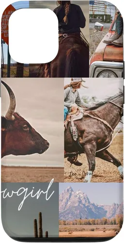 Vista 11 de iPhone 12 mini Cowgirl Retro Howdy Giddy Western Estética Boho Cowboy Estuche de regalo