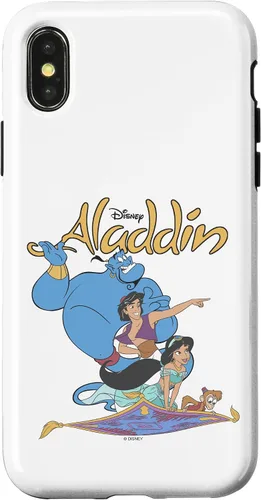 Vista 5 de Funda mágica para iPhone 16 Disney Aladdin Group Shot