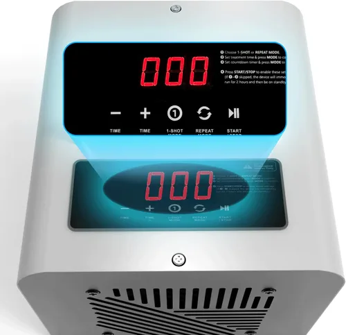 Vista 5 de Generador de ozono - 100,000 mg- Eliminador de olores de ozono premium para uso doméstico y comercial, máquina de ozono portátil, eliminación