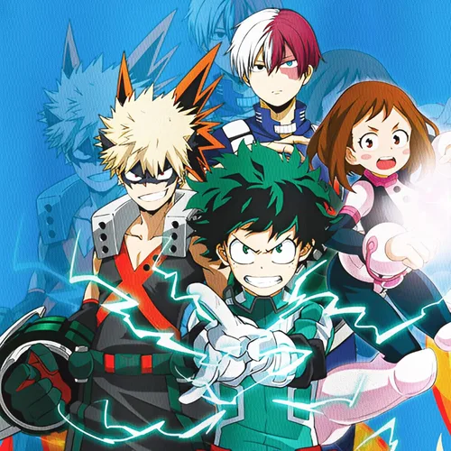 Vista 2 de Camiseta de héroe para niños, traje para niños, póster de personaje de anime, manga corta, pantalones cortos de 8 a 12 años