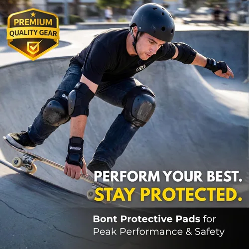 Vista 2 de Bont Protector de muñeca para adultos, para patinaje en línea, Roller Derby, parque, patinaje sobre hielo, monopatín, scooter