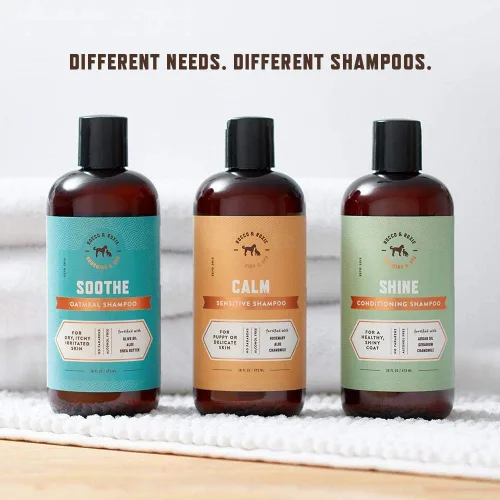 Vista 6 de Rocco & Roxie Supply Co. Champú y acondicionador para perros, champú calmante de avena para aliviar la picazón, champú hipoalergénico calmante