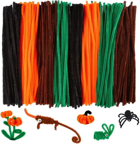 Vista 9 de Caydo 324 piezas de limpiapipas multicolor manualidades, 27