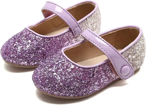 Vista 4 de Felix & Flora Toddler Little Girl Dress Shoes - Girl Mary Jane Flats Party School Wedding