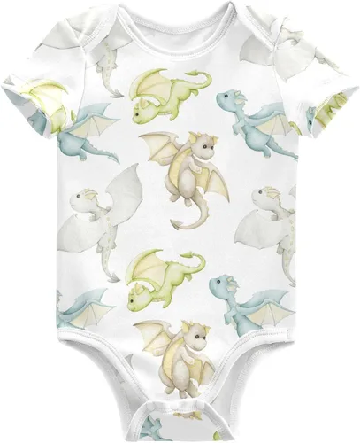 Vista 8 de vvfelixl Body para bebé niña Llama Alpaca Cactus Manga Corta Algodón Ropa de Bebé Para Niñas 0-24 Meses Negro Multi10