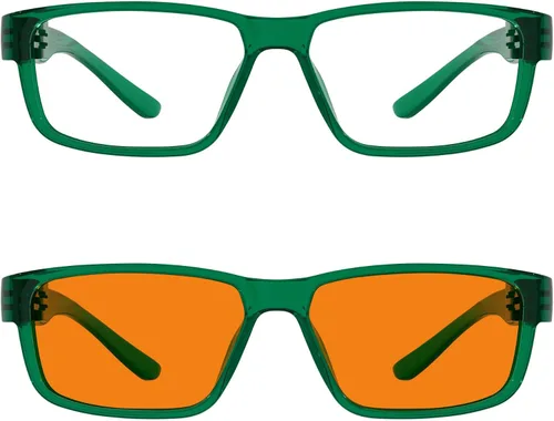 Vista 97 de Eyekepper Gafas de luz azul para hombre y mujer, paquete de 6 lentes Pilot Paquete de 6 color mezclado