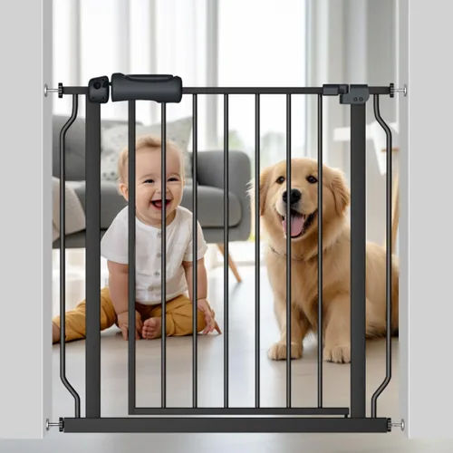 Vista 21 de Fairy Baby Puerta de seguridad para bebés Extensión de 12 cm para puerta de seguridad para bebés con cierre automático Puerta de seguridad