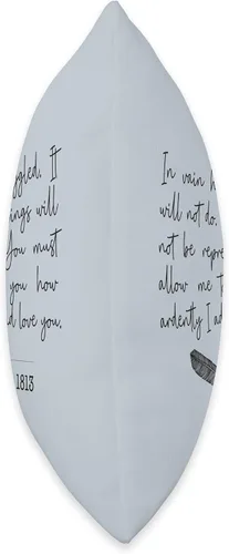 Vista 2 de Outfitters Ave. Pride and Prejudice Jane Austen Booktok Bookish Merch - Almohada de 16 x 16 pulgadas, multicolor