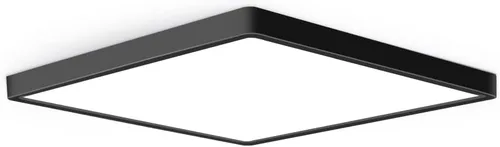 Vista 8 de Lámpara LED de Techo Empotrada, 2800K Blanco Cálido, 12 pulgadas 24W, 3200LM, Luminaria de Panel Plano Delgado, Lámpara de Techo Cuadrada Moderna