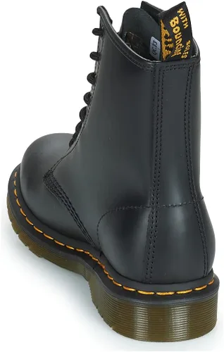 Vista 6 de Dr. Dr. Martens 1460 Original- Botas de cuero con 8 ojales, para hombre y mujer, negro