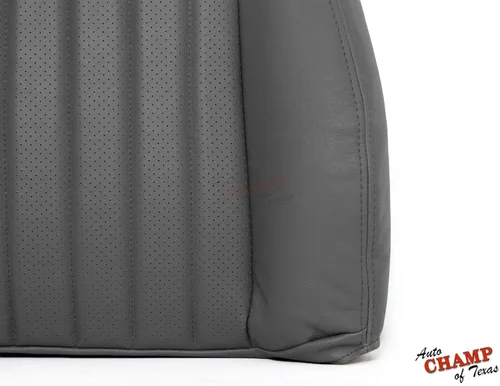 Vista 6 de 1997-1999 Chevy Camaro SS RS Z28 - Funda de asiento de cuero para el lado del conductor, color gris